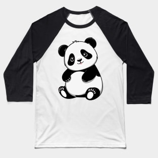 Kawaii Cute Panda Baseball T-Shirt